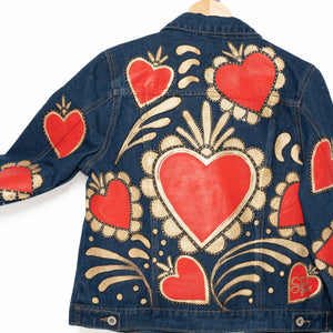 (Special Order) Milagritos Hand Painted Denim Jacket