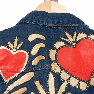 (Special Order) Milagritos Hand Painted Denim Jacket