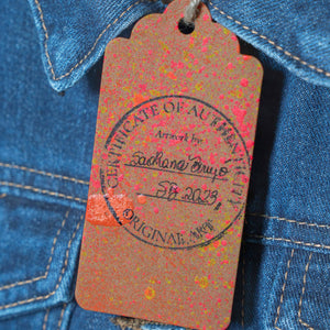 (Special Order) Milagritos Hand Painted Denim Jacket