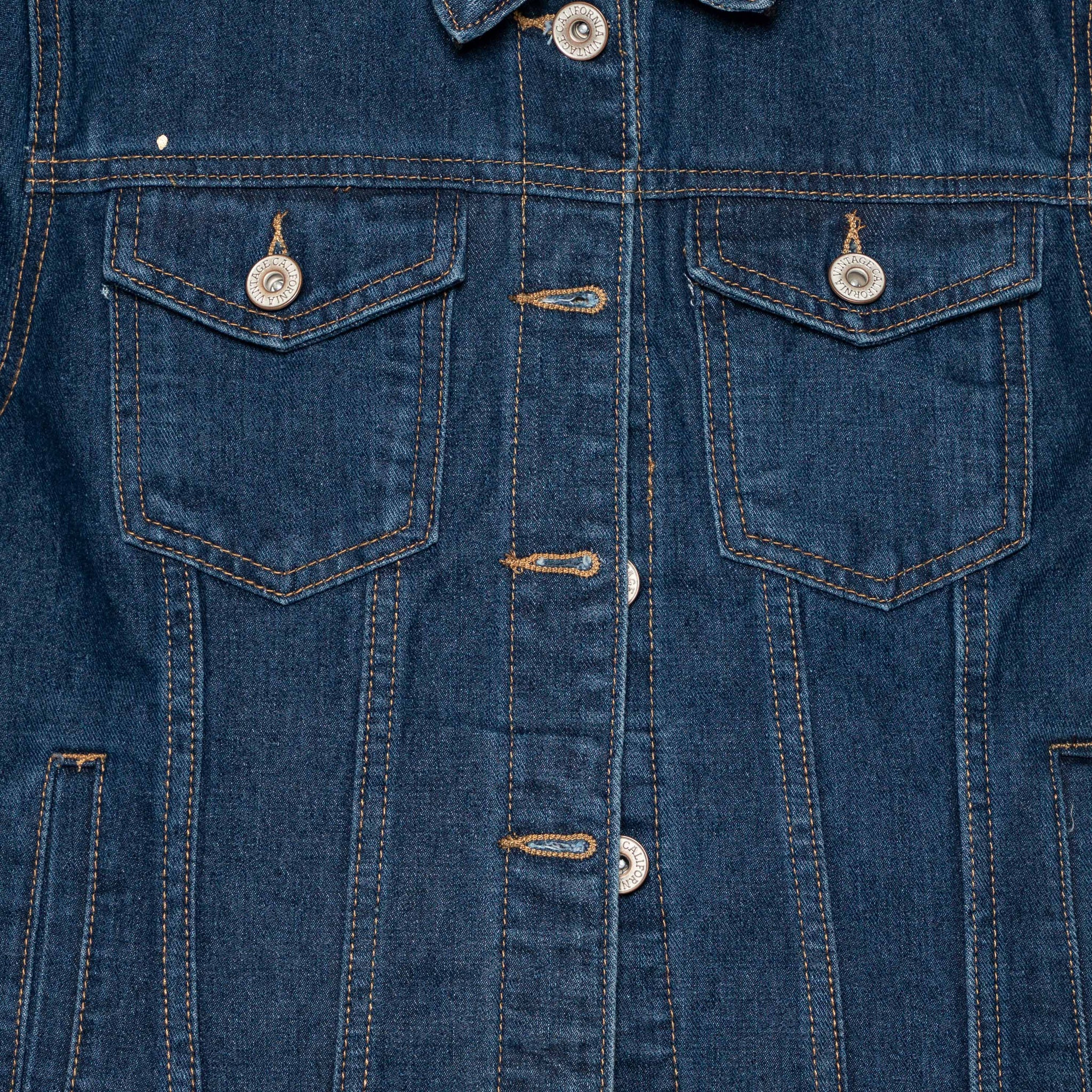 (Special Order) Milagritos Hand Painted Denim Jacket