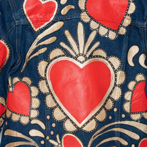 (Special Order) Milagritos Hand Painted Denim Jacket
